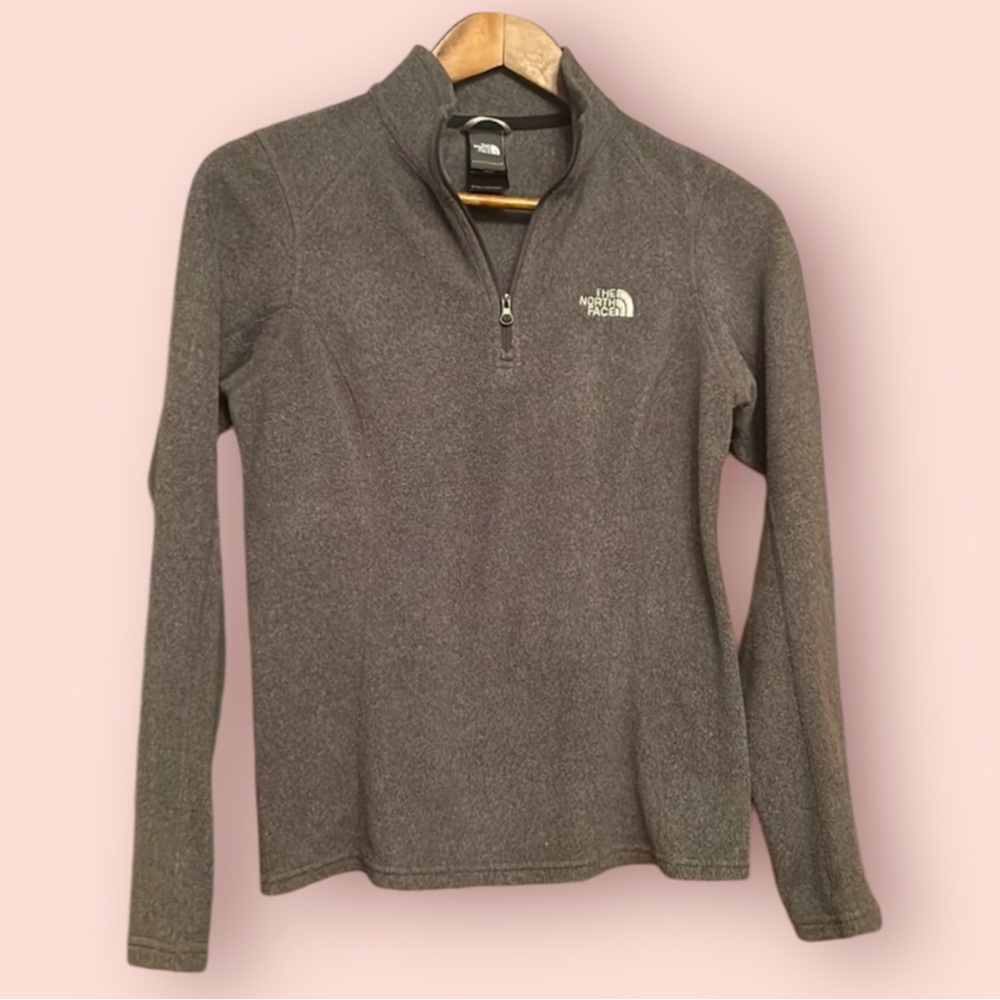 🏔️NORTH FACE women’s fleece long sleeve 3/4 zip pull over Size Women’s X-SMALL